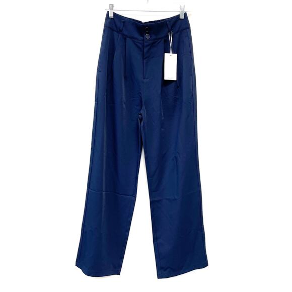 HALARA Pants - Halara Women's High Waisted Zipper Pocket Shirred Wide Leg Work Pants Small